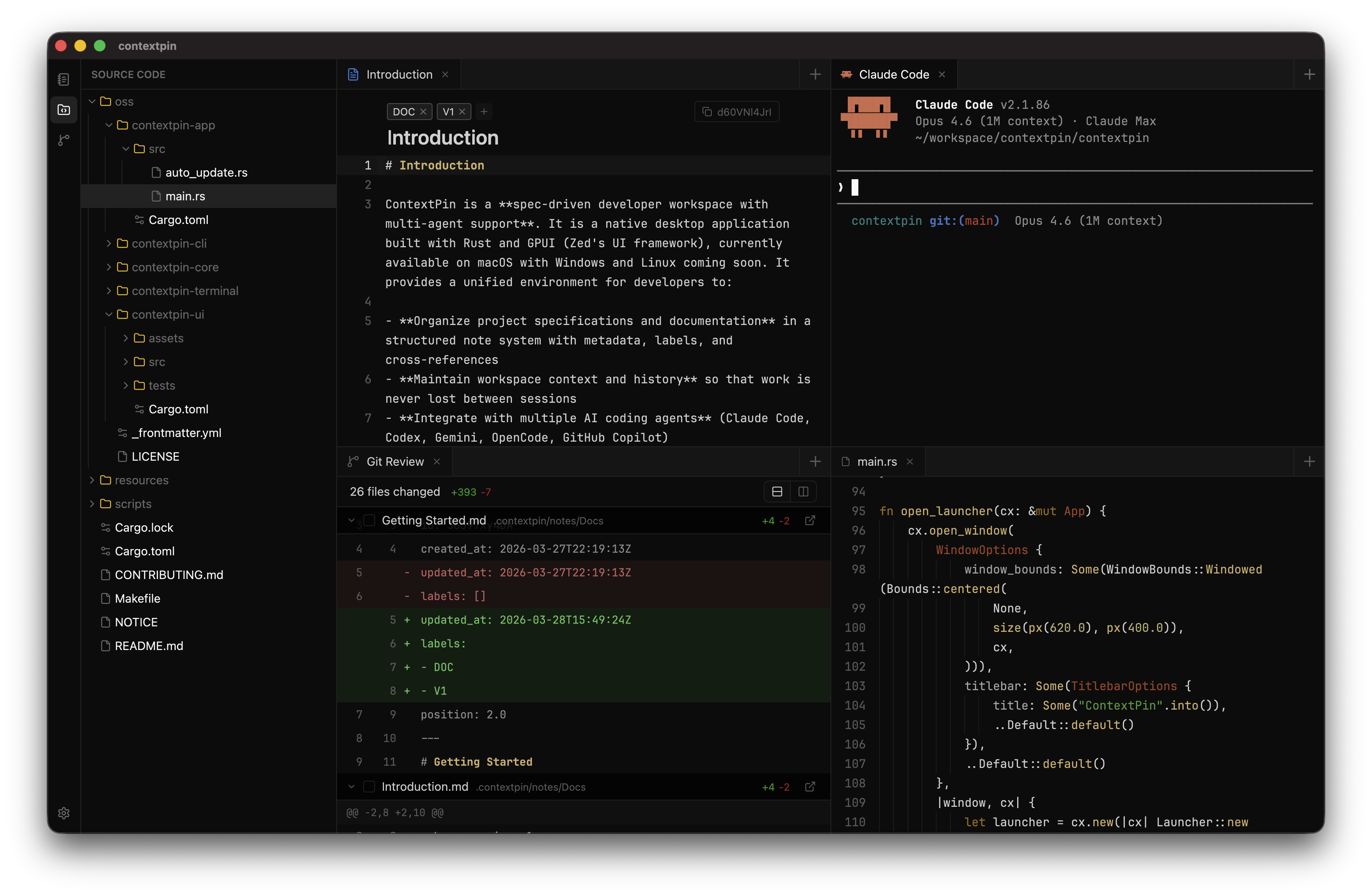 ContextPin desktop app
